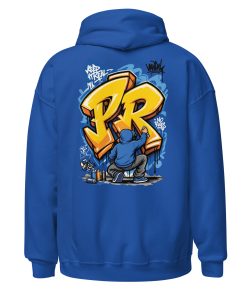 Graffiti your initial Heavy Blend Hoodie | P1704202501F | 2506202601 - Image 5