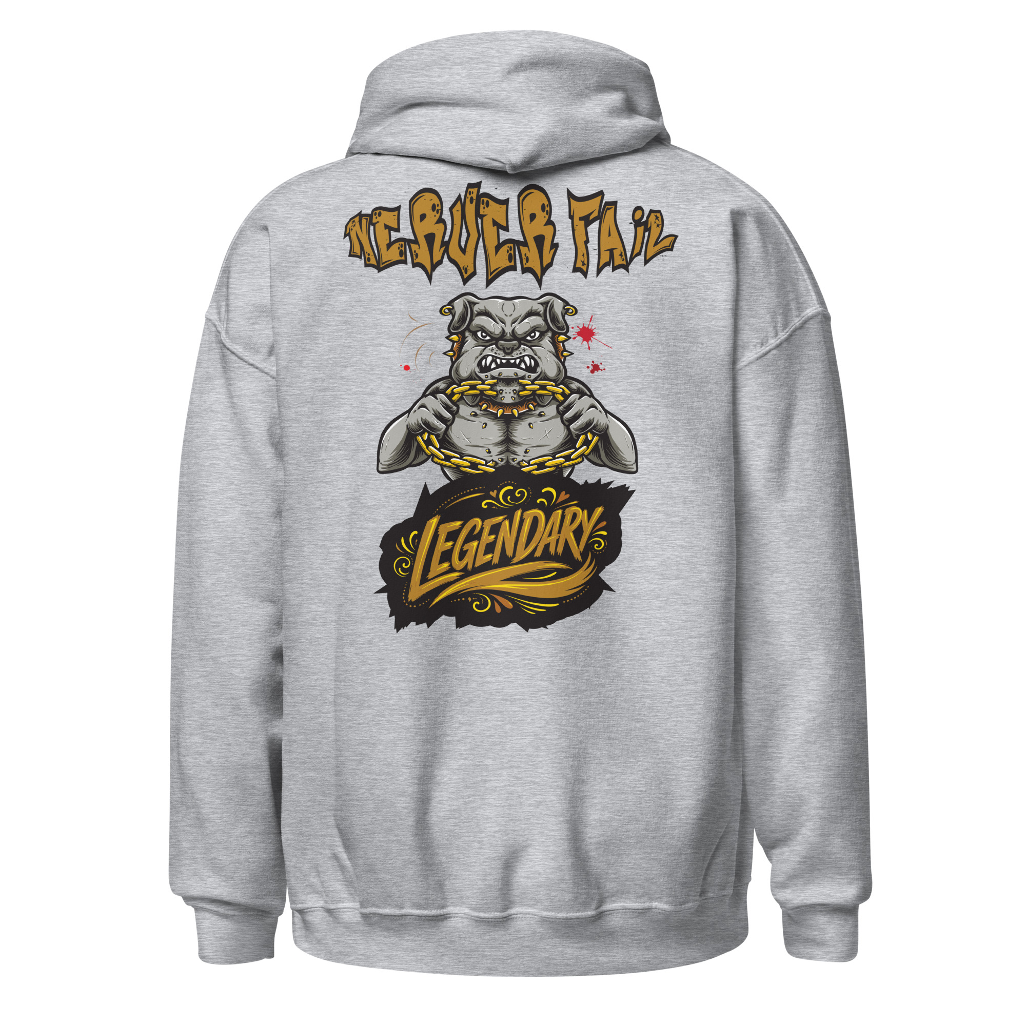 Bulldog Nickname Heavy Blend Hoodie | P1704202501F | 2107202601 - Image 9