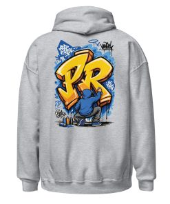 Graffiti your initial Heavy Blend Hoodie | P1704202501F | 2506202601 - Image 7