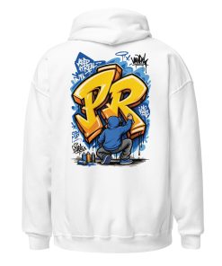 Graffiti your initial Heavy Blend Hoodie | P1704202501F | 2506202601 - Image 8