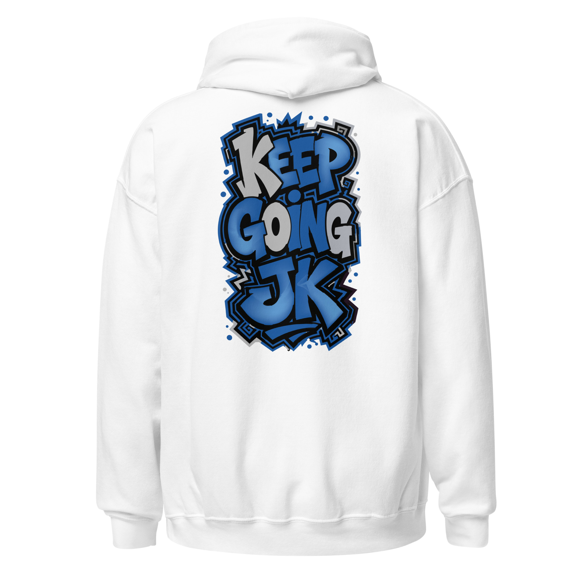 Bold Graffiti Style Typographic Heavy Blend Hoodie | P1704202501F | 1307202601