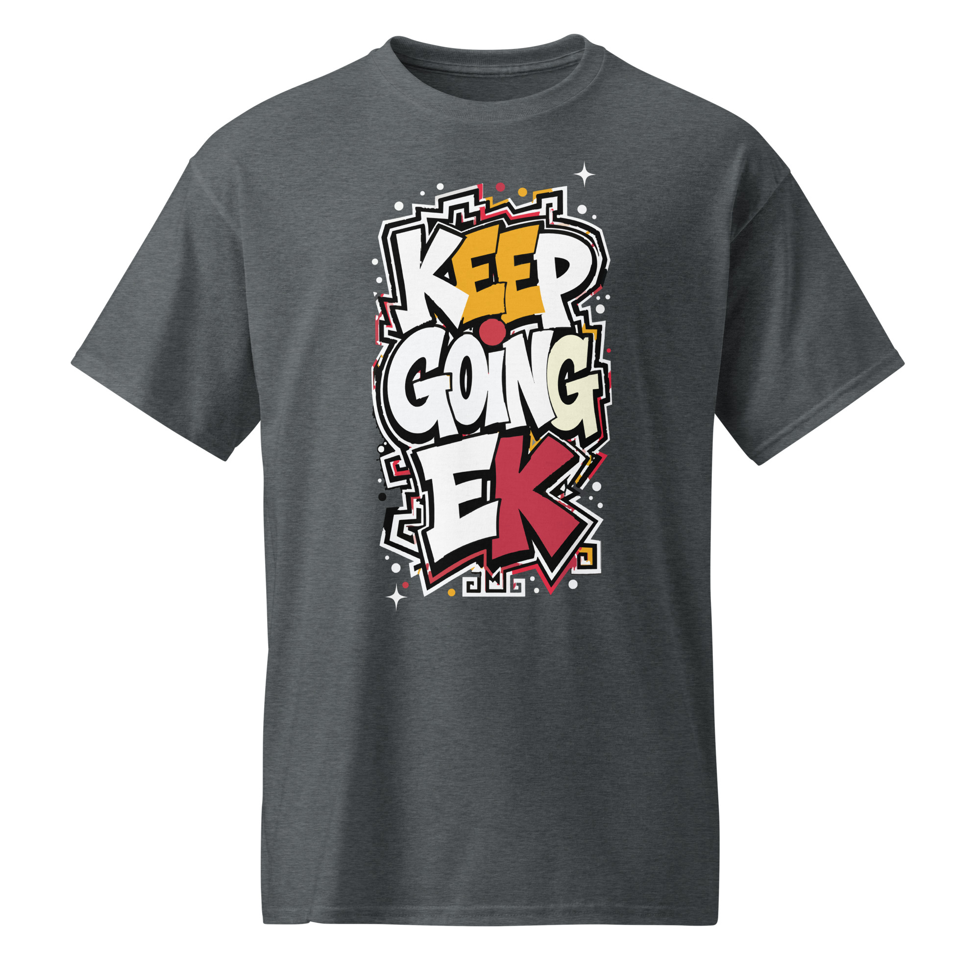 Bold Graffiti Style Typographic Sports T-Shirt | P2004202505F | 1307202601